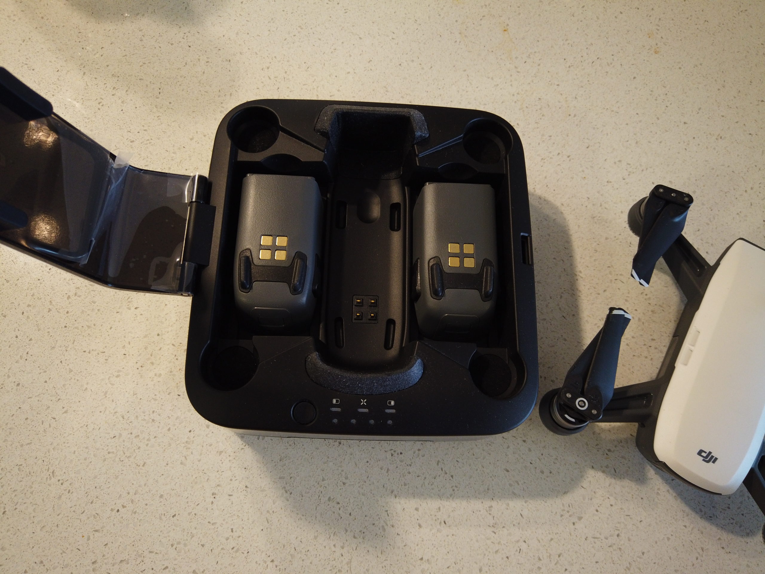 DJI Spark with charging station 