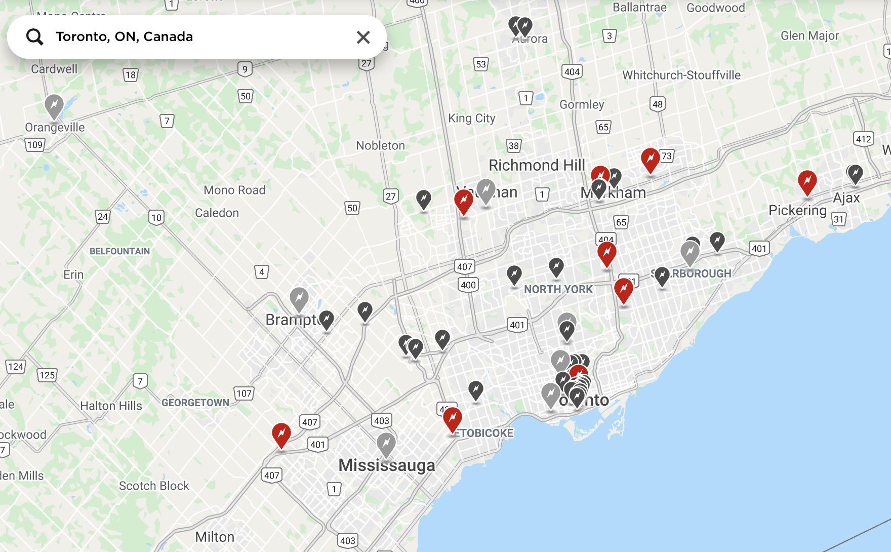 Tesla without charger at home - finding stations