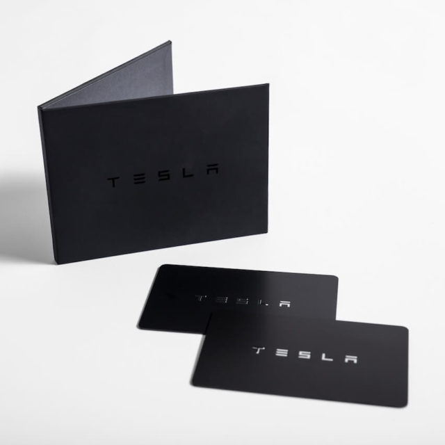 Tesla Key Cards